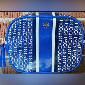 Tory Burch Gemini link cosmetic bag